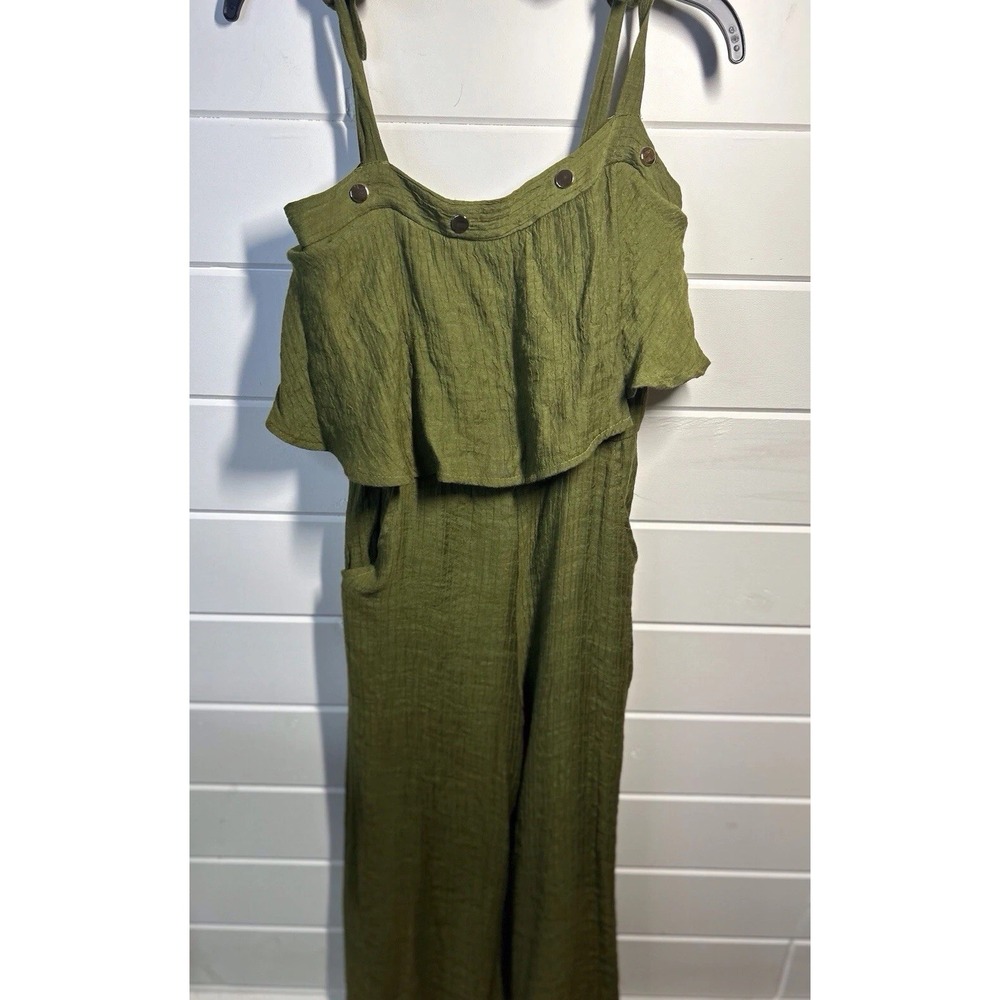 Jumpsuit Women's Size 10 Green Luxe Brand